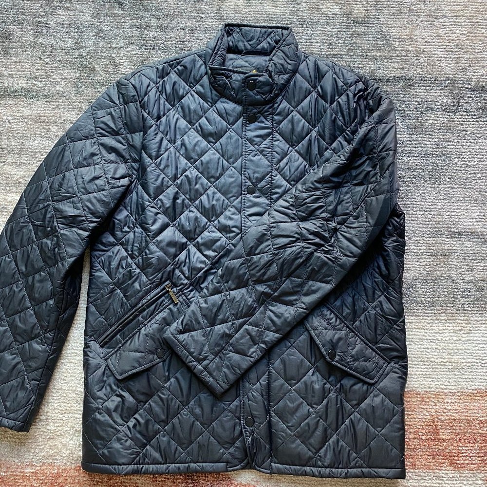 Barbour Quilted Jacket in Navy